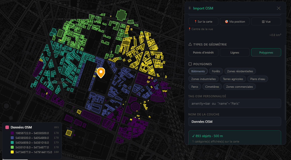 Données OpenStreetMap